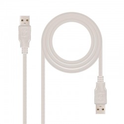 CABLE USB 2.0 TIPO AM-AM 2M...