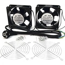 VENTILADOR DOBLE 12 CM...